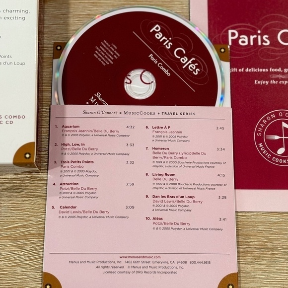 Paris Cafés: Recipes from the heart of Paris, Music by Paris Combo, 2012 - Picture 6 of 16